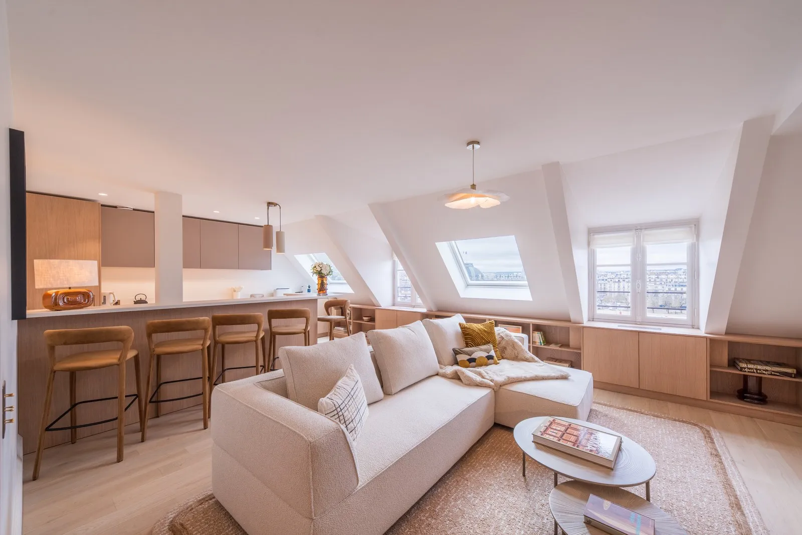 Blackdoor Paris — attic living room.