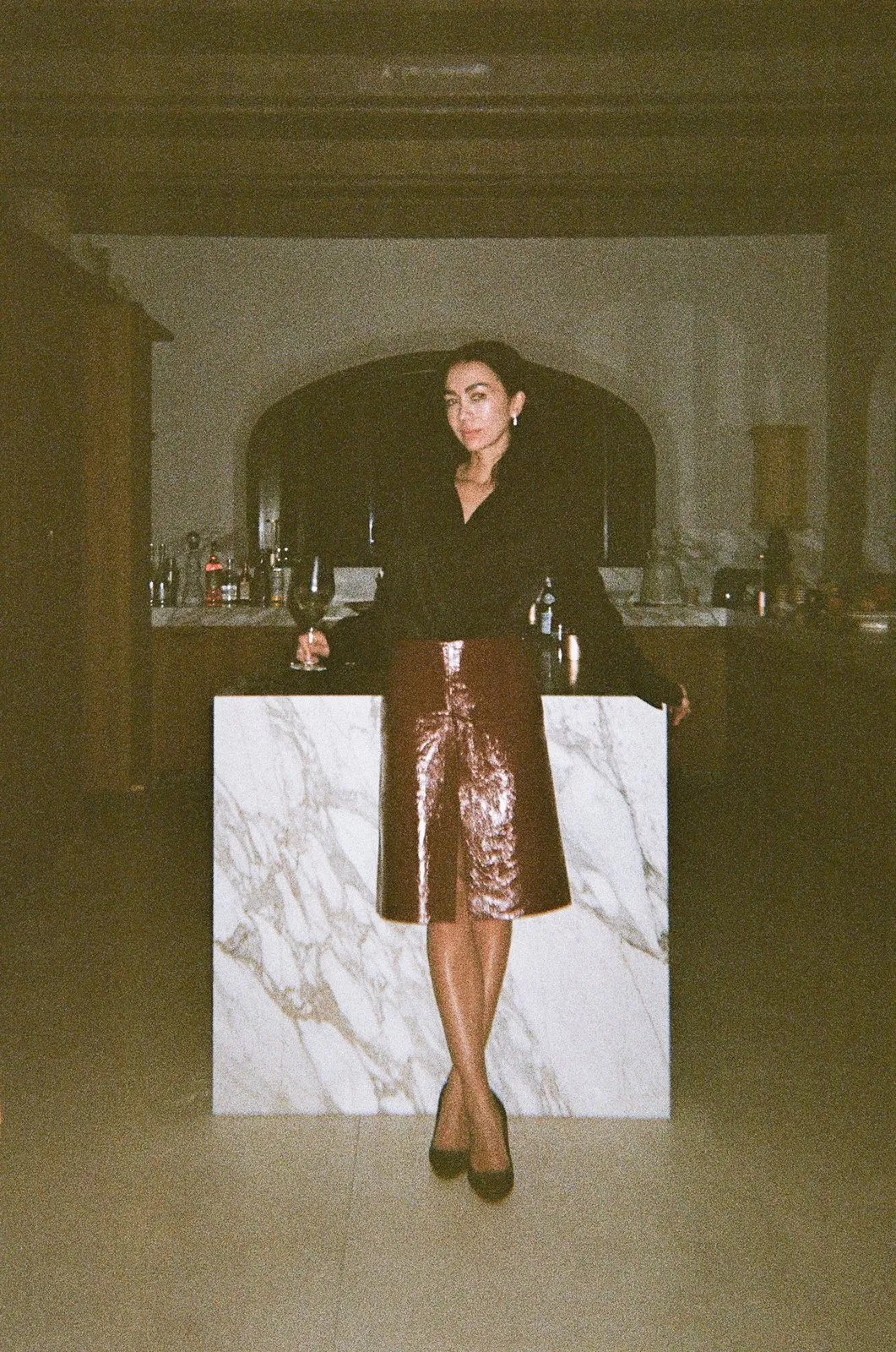 Bo House — standing at the marble counter