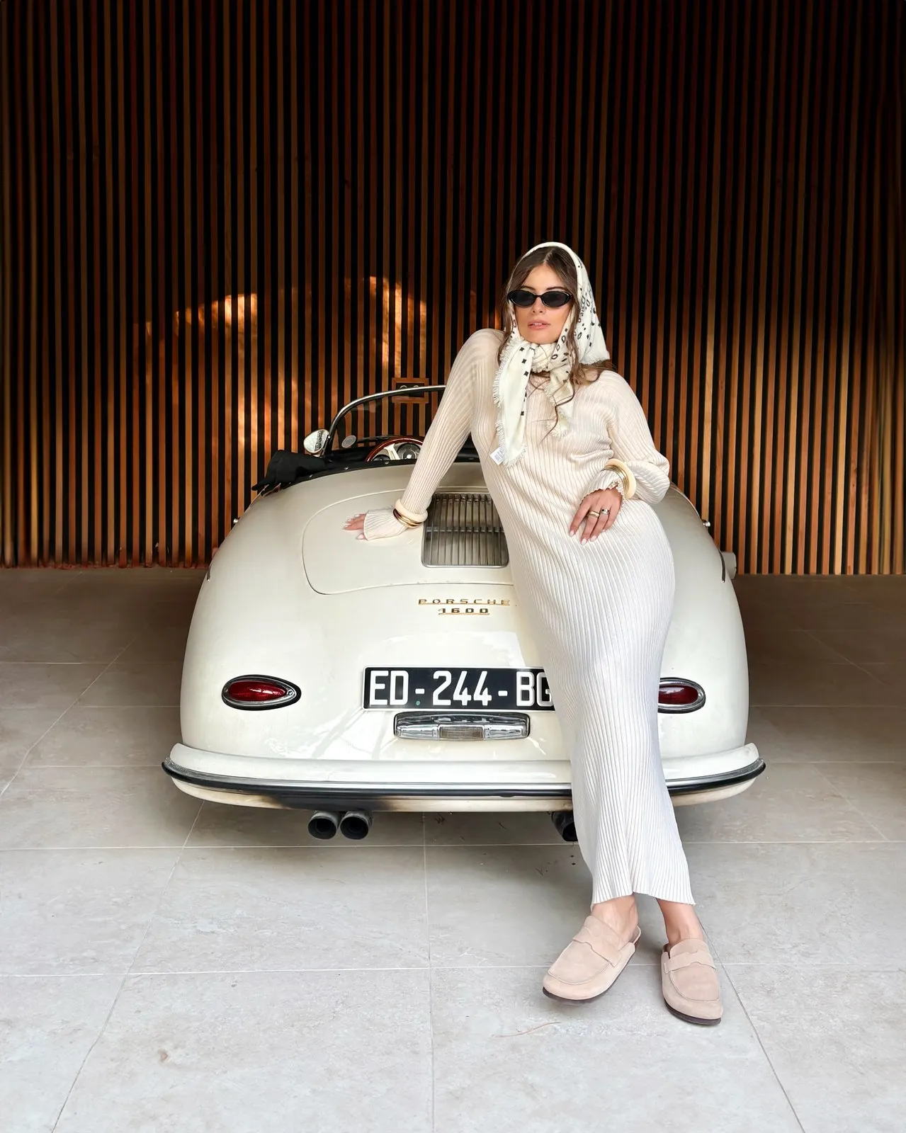 Bo House — portrait with a vintage Porsche